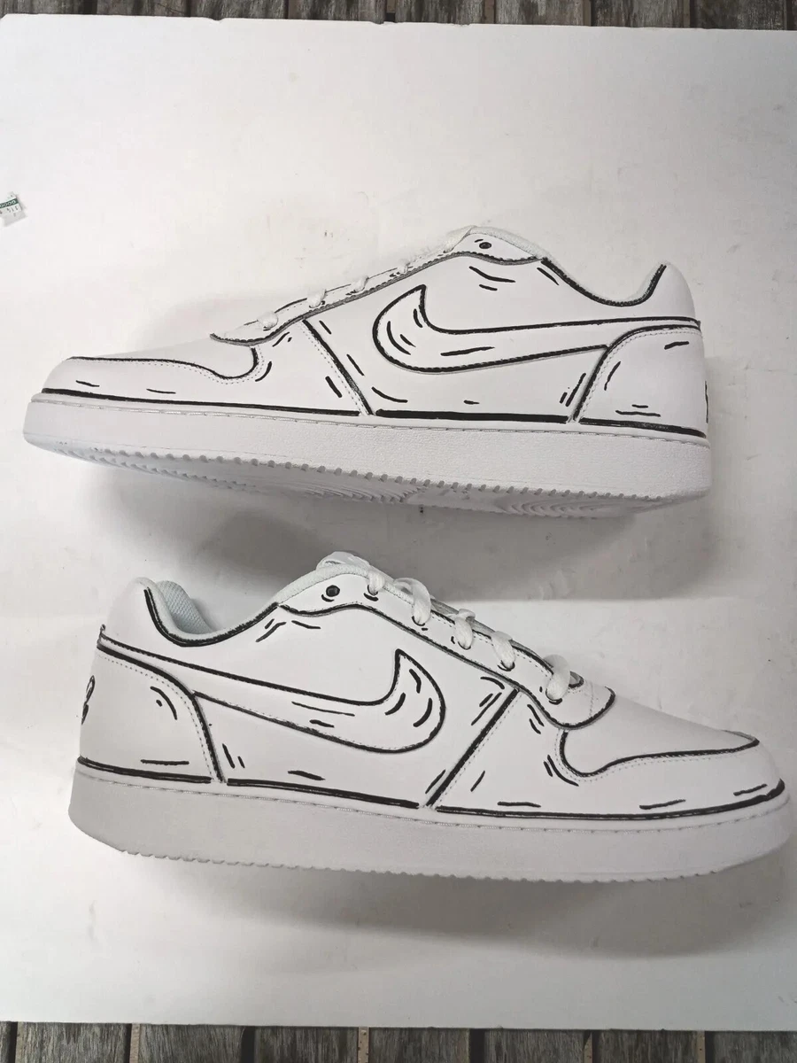 Nike ebernon low dames cheap zwart