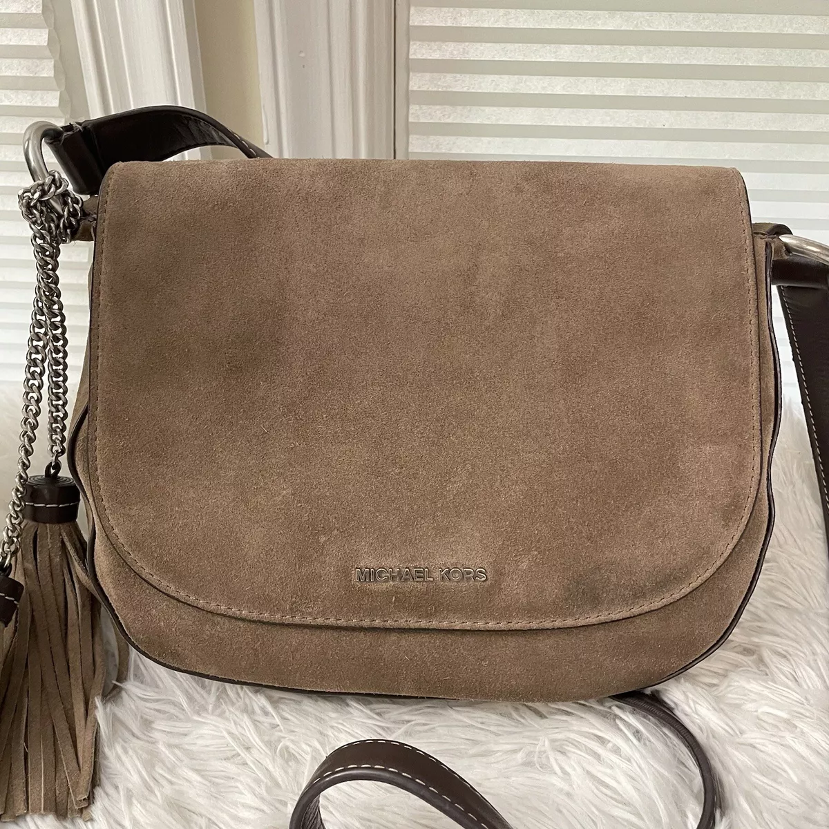 Michael kors elyse saddle bag sale