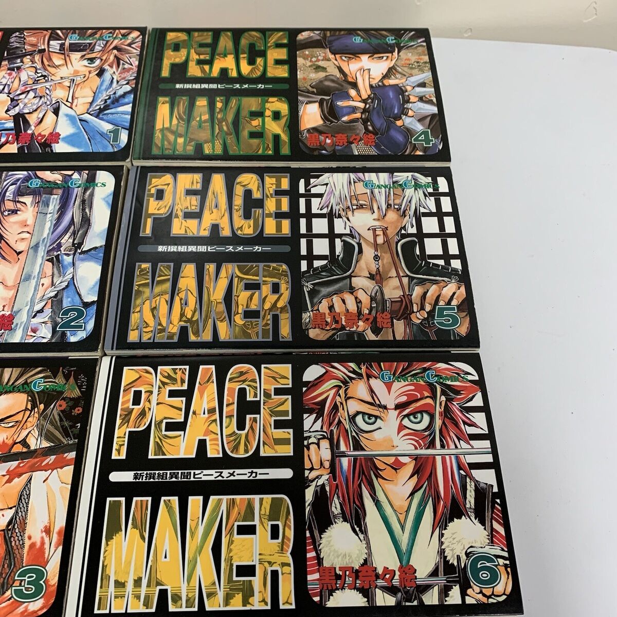 PEACEMAKER PEACE MAKER Manga Comic Complete Set 1-6 NANAE KURONO