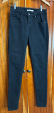 Levi s Premium 721 High Rise Skinny Stretch Black Jeans Women's Size 28 27X31
