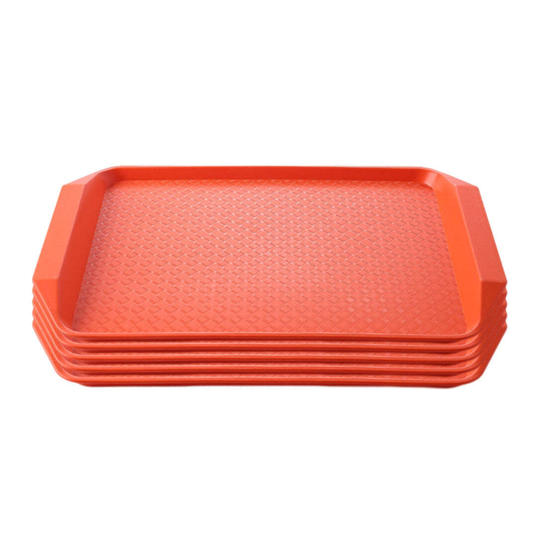 NNEAGS Rectangular Serving Tray Heavy Duty Waterproof Stackable