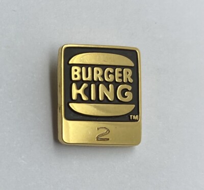 USA バーガーキング Service Award ピンバッジ USA バーガーキング
