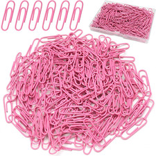 Paper Clips, 200Pcs Medium Size 1.3 Inch Colored Paper Clip,Durable and Rustpr