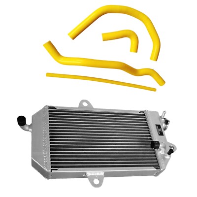 For Yamaha Banshee 350 YFZ350 1987-2006 Radiator &Yellow Silicone hose ...