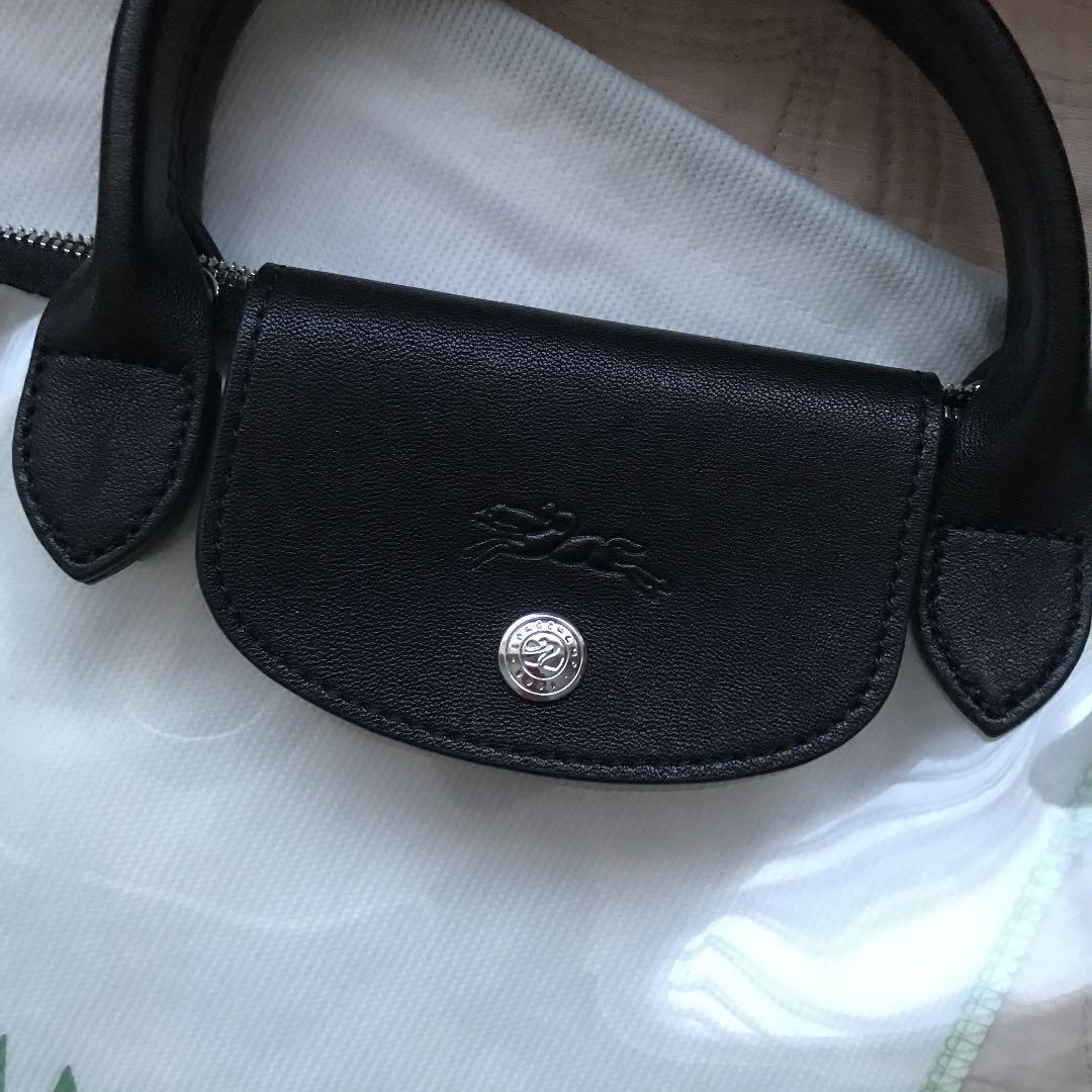 Rare Longchamp 2019 limited Sold out Unused Pliage Clear PVC Noir 