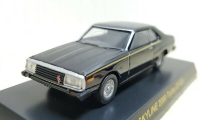 1 64 Kyosho Nissan Skyline 00 Turbo Gt Es Black Diecast Car Model Ebay