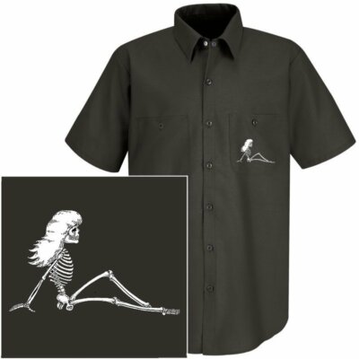 CAMICIA DA LAVORO RAGAZZA OUTLAW TRUCKER TRATTORE SEMI 18 RUOTE