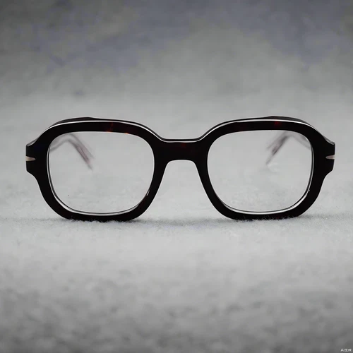 Acetat Dicke Vintage Brillenfassung Handgefertigt Eckig Herren Brille Brillengestell Unisex - Bild 15 von 42