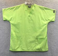 Cherokee Scrubs Women Size S Pullover 3 Pocket Workwear Lime