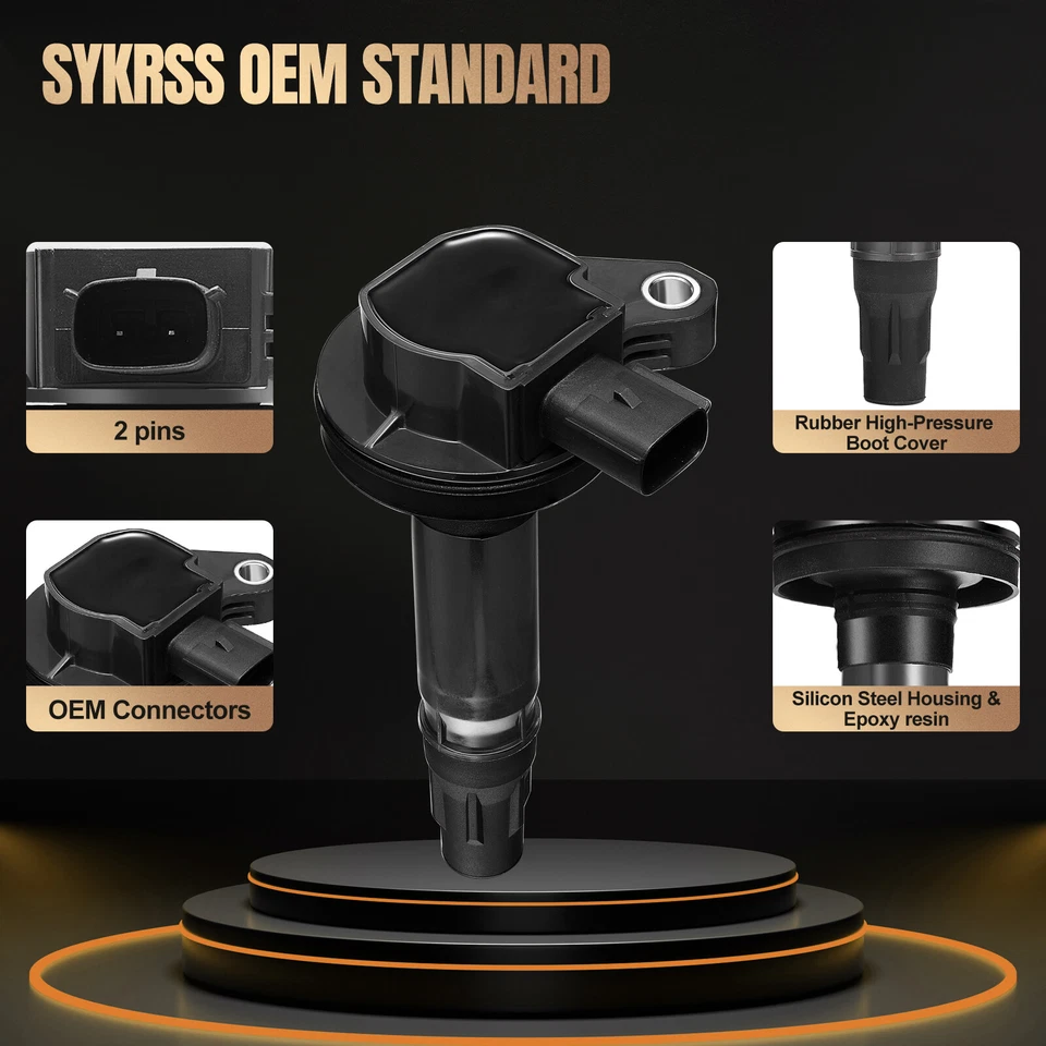 6 Ignition Bobinas Pack UF553 For 2008-2009 Mercury Sable V6 3.5L Foto 2 de 4