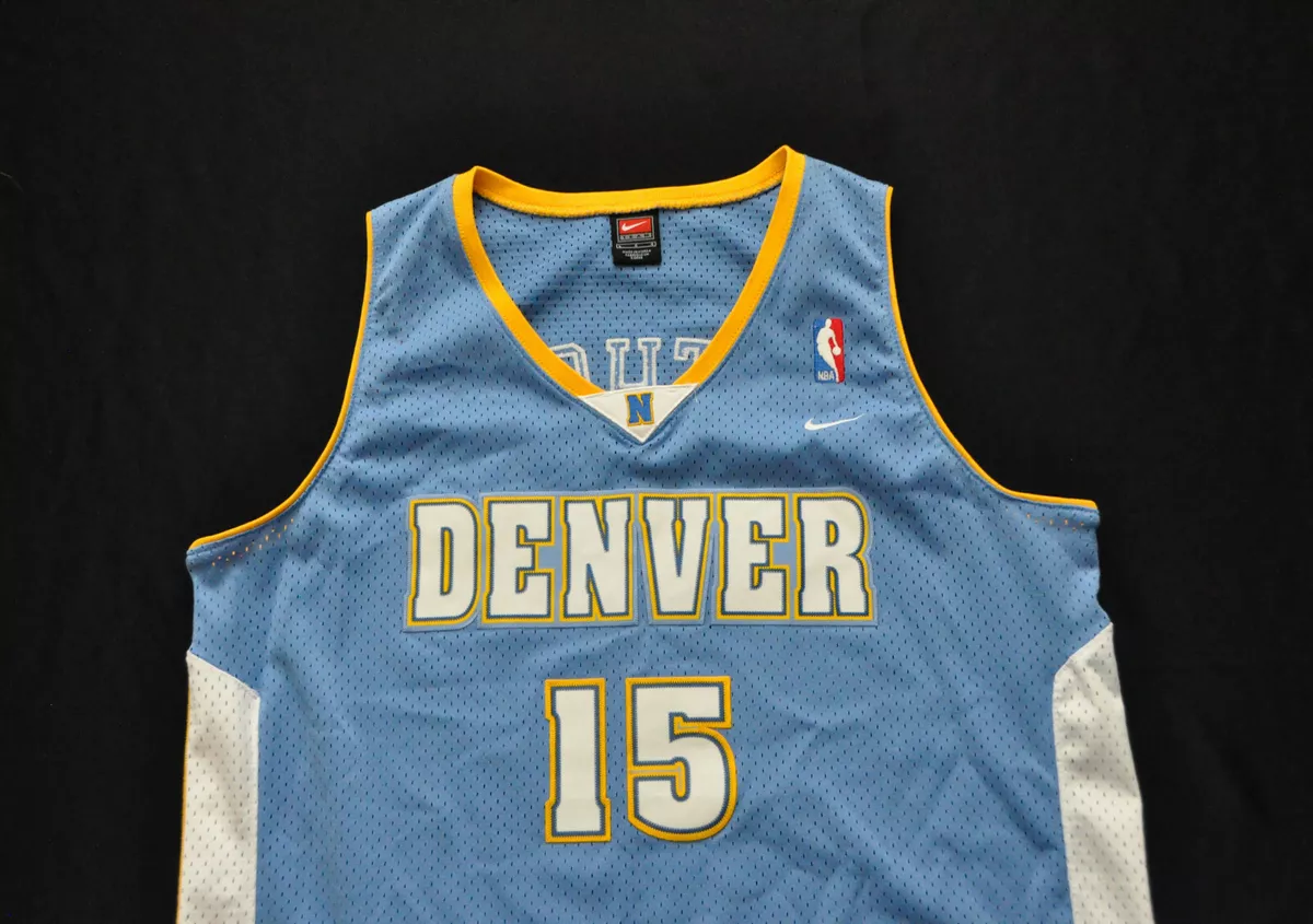 Carmelo Anthony Denver Nuggets Mitchell & Ness Hardwood Classics Swingman  Jersey - Light Blue