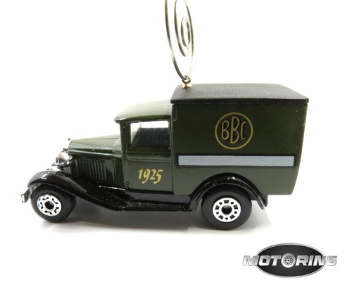 1925 '25 Model A Ford BBC Green Truck Car Rare Christmas Tree Ornament Diecast - Picture 6 of 6
