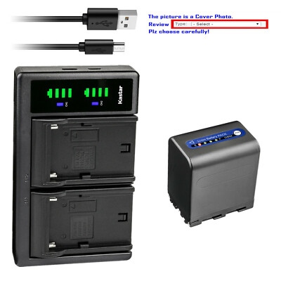 Kastar Battery LTD2 USB Charger for Sony NP-QM91D & Sony DCR-TRV255 DCR-TRV260