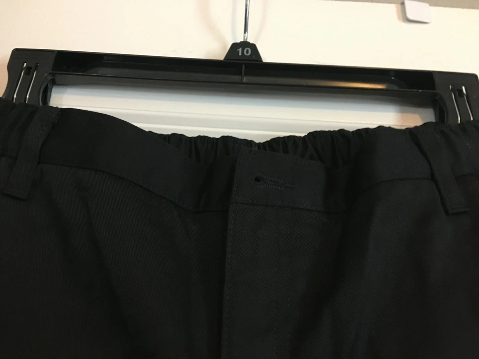 Pantalón Chino Land's End Niñas Ajuste Perfecto Cintura Elástica Hierro Rodilla Negro 14 x 28  Foto 3 de 4