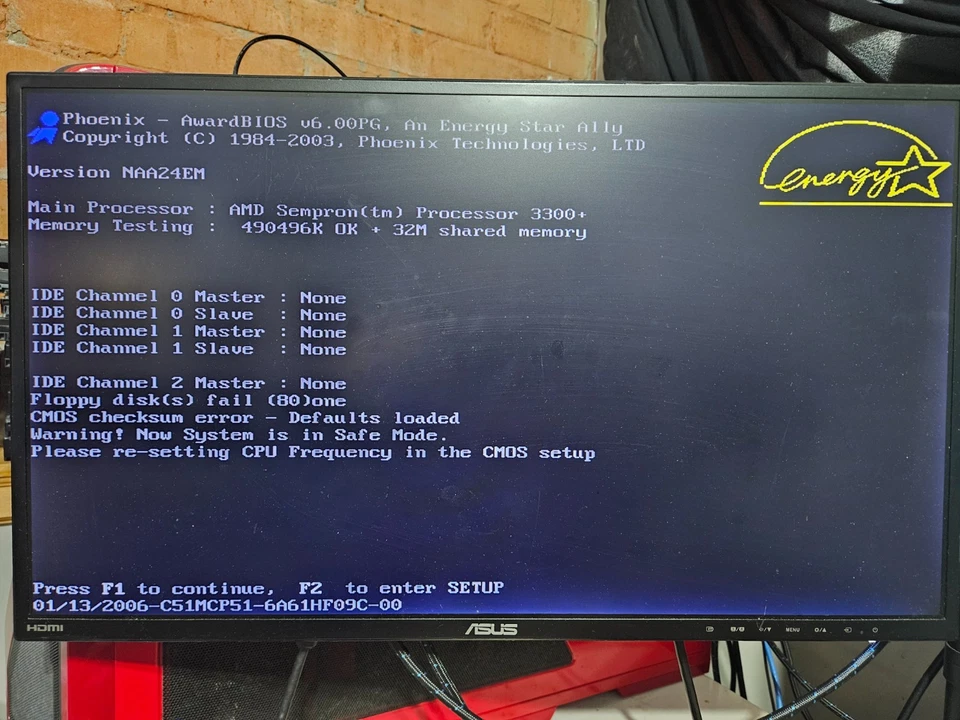 FIC K8MC51GLF Motherboard w/ AMD Sempron 3300 2GHz, 512MB Memory - Image 3 of 4