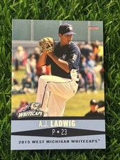 2015 Choice West Michigan Whitecaps (Class A-Detroit Tigers) A.J. Ladwig #11