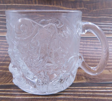 Taza de vidrio Batman Forever Riddler 1995 McDonald’s vintage DC Comics coleccionable