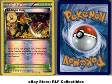 2016 Pokemon, XY BREAKpoint, #96/122 All-Night Party, Reverse Holo Uncommon