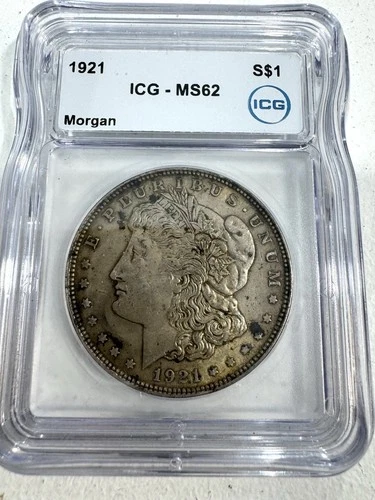 ICG 1921 MS62 Morgan Dollar 🇺🇸