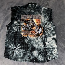 Biker Vest 2011 Street Vibrations Reno Sparks Nevada Tie Dye USA Biker Design