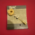 Trifari Gold Tone Knot Pin Vintage Fashion Jewelry for Women