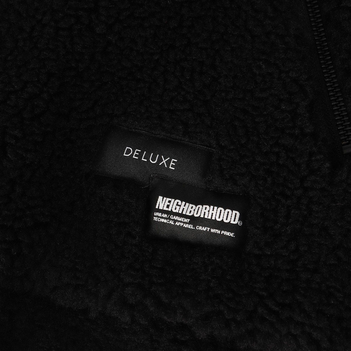 Neighborhood Jacket Size L / 23Aw Deluxe Fleece Boa Double Rider 