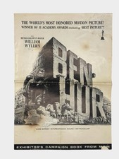Vintage 1960 Ben-Hur MGM Exhibitor&rsquo;s Campaign Book Pressbook 11 Academy Awards