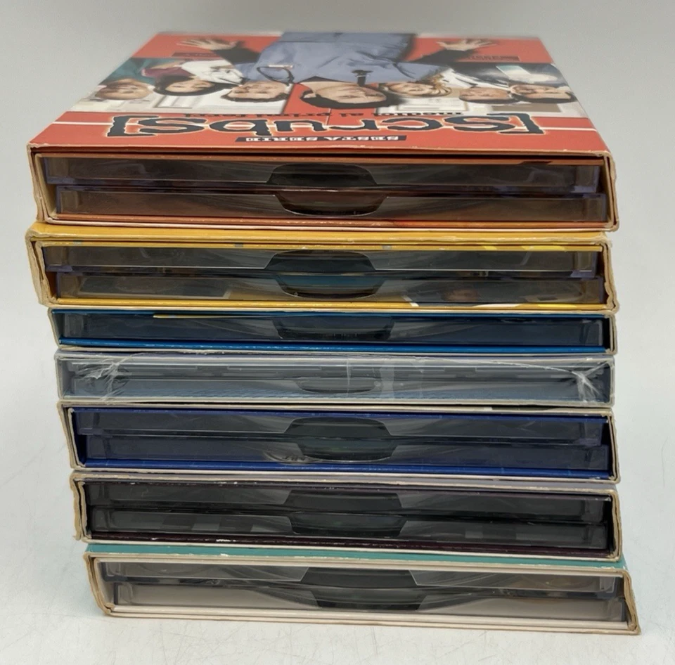 SCRUBS TV SERIES DVD'S IN ITALIAN SEASONS 1-4 & 6-8 NO SEASON 5,  1 2 3 4 6 7 8 Foto 4 de 4