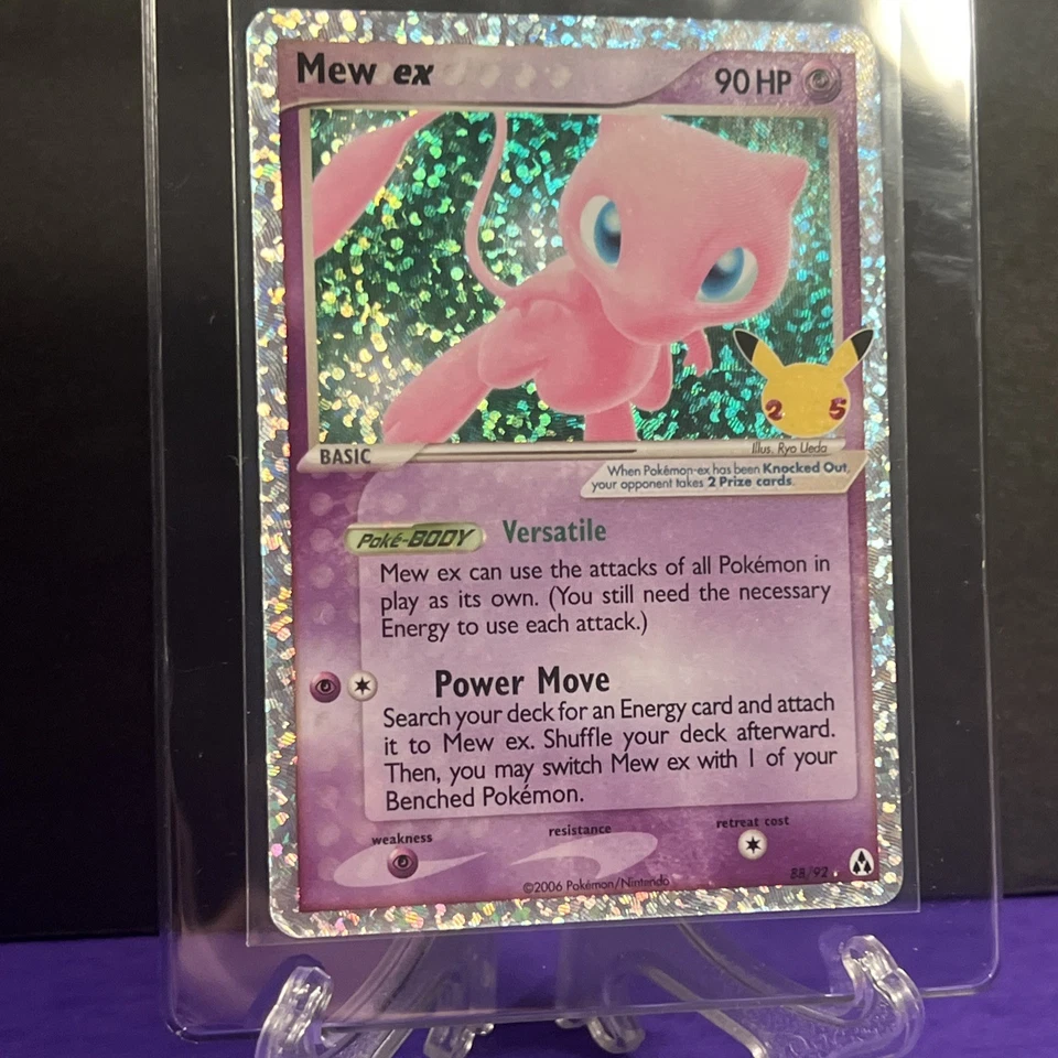 Mew EX Celebrations Classic Collection Holo Card 88/92 TCG Ultra Rare - Image 3 of 4