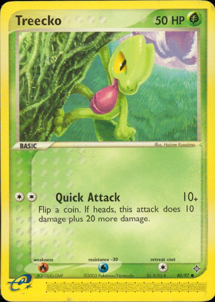Treecko Common EX Dragon 80/97 LP