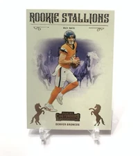 2024 contenders football Bo Nix Rookie Stallions And Round 1 Lot (2)