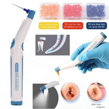 Endo Sonic Activator Dental Handpiece Root Canal Ultra Irrigator+150 Tips Blue