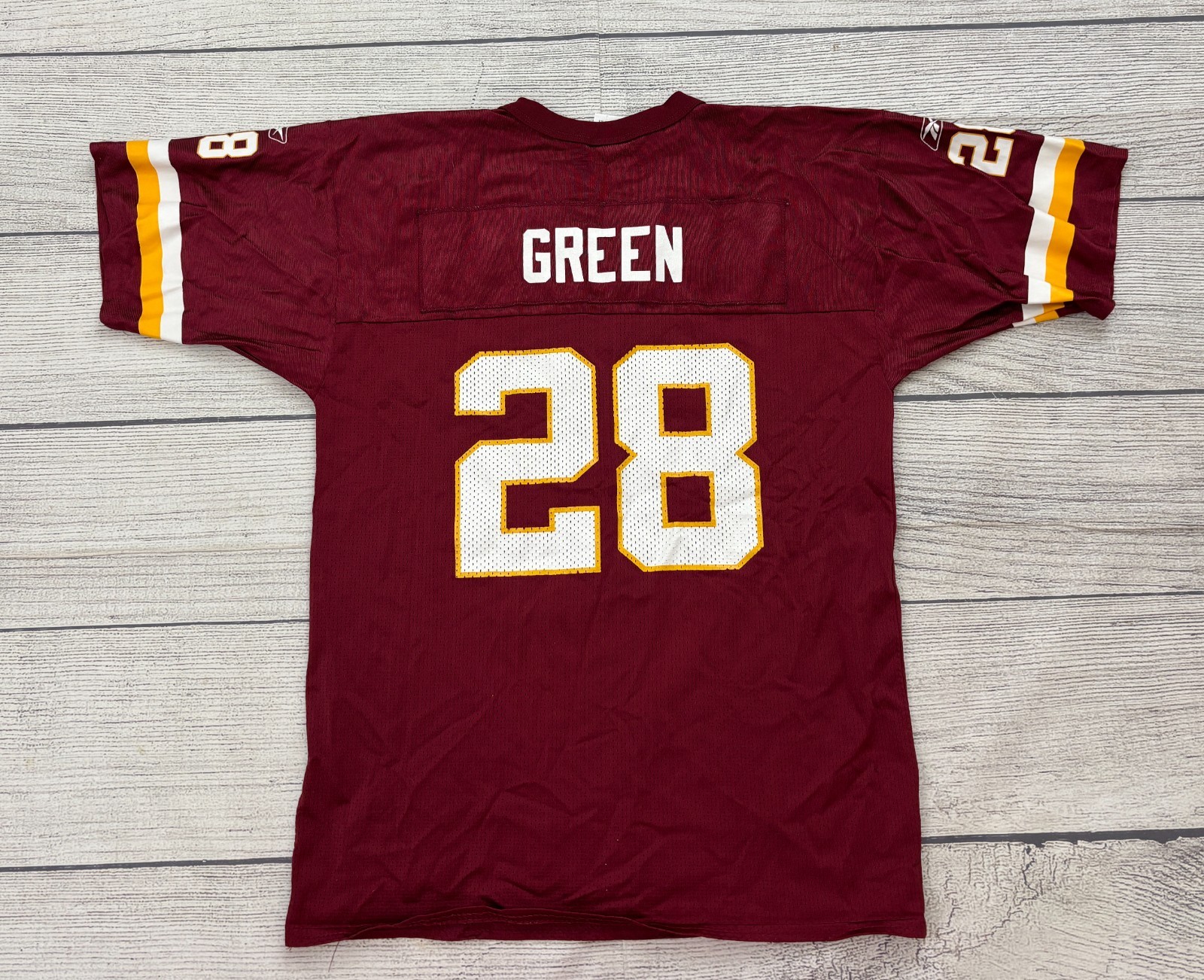 DARRELL GREEN #28 WASHINGTON REDSKINS Youth Sz Large Reebok Home NFL Jersey VTG thumbnail 7