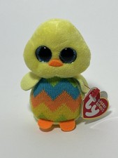 NEW! 2014 TY Basket Beanie Baby - TWEET the Chick 3" Easter Plush Stuffed Toy