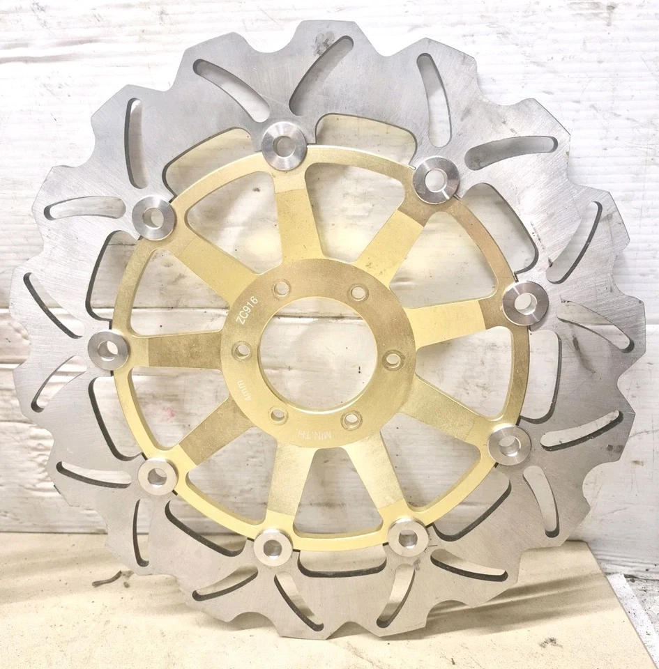 Honda VFR400 Nc30 Front Brake Discs Wavey Race - Image 3 of 4