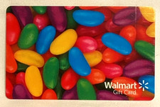 WalMart Easter Jelly Beans Bold Colors Purple Pink Green 2011 Gift Card FD-21457