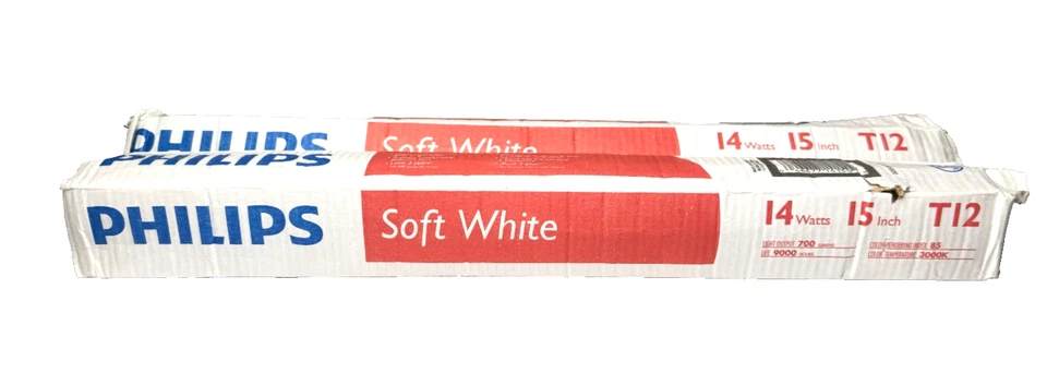 Philips 14 Watt T12 Soft White Linear Fluorescent Light Bulb 15 Inch 2 pack - Image 2 of 3