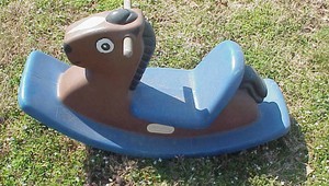 little tikes rocking horse ebay
