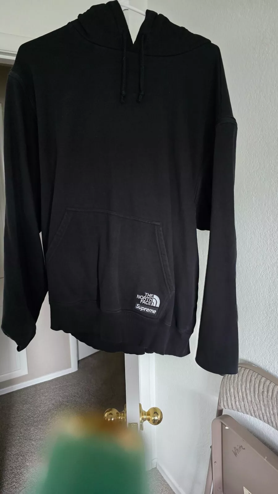 Sweat à capuche convertible homme SUPREME x The North Face taille XL