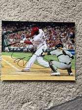 Dominic Brown signed photo Phillies Auto