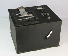 Antique Glass Plate Negative Contact Printer Photograph Darkroom Curtis Color 