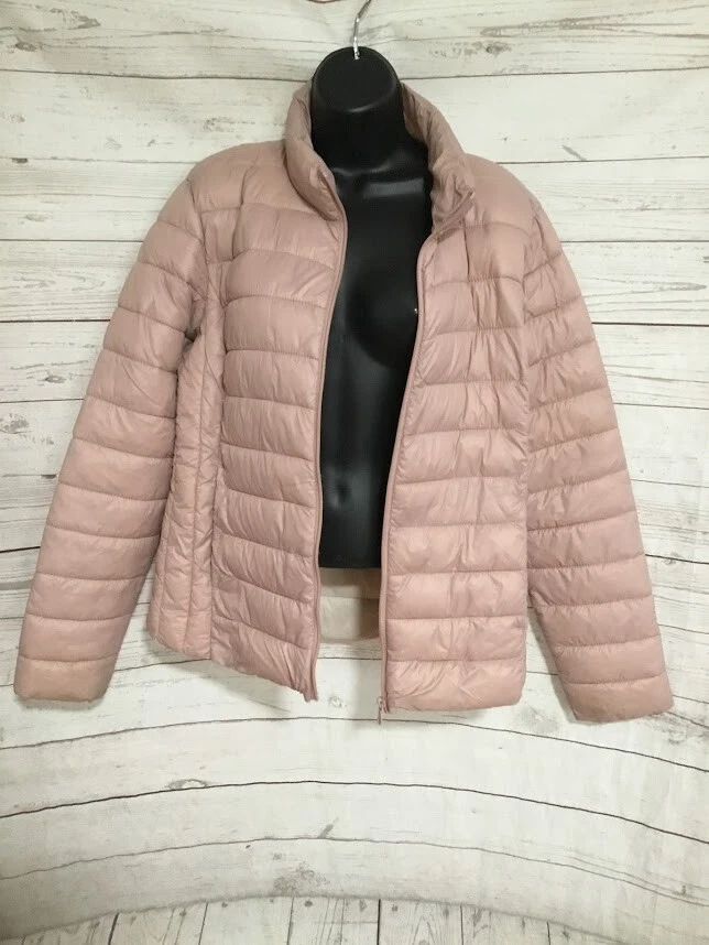 Primark Super Light Packable Jacket Pink Full Zip Size L 10 12 eBay