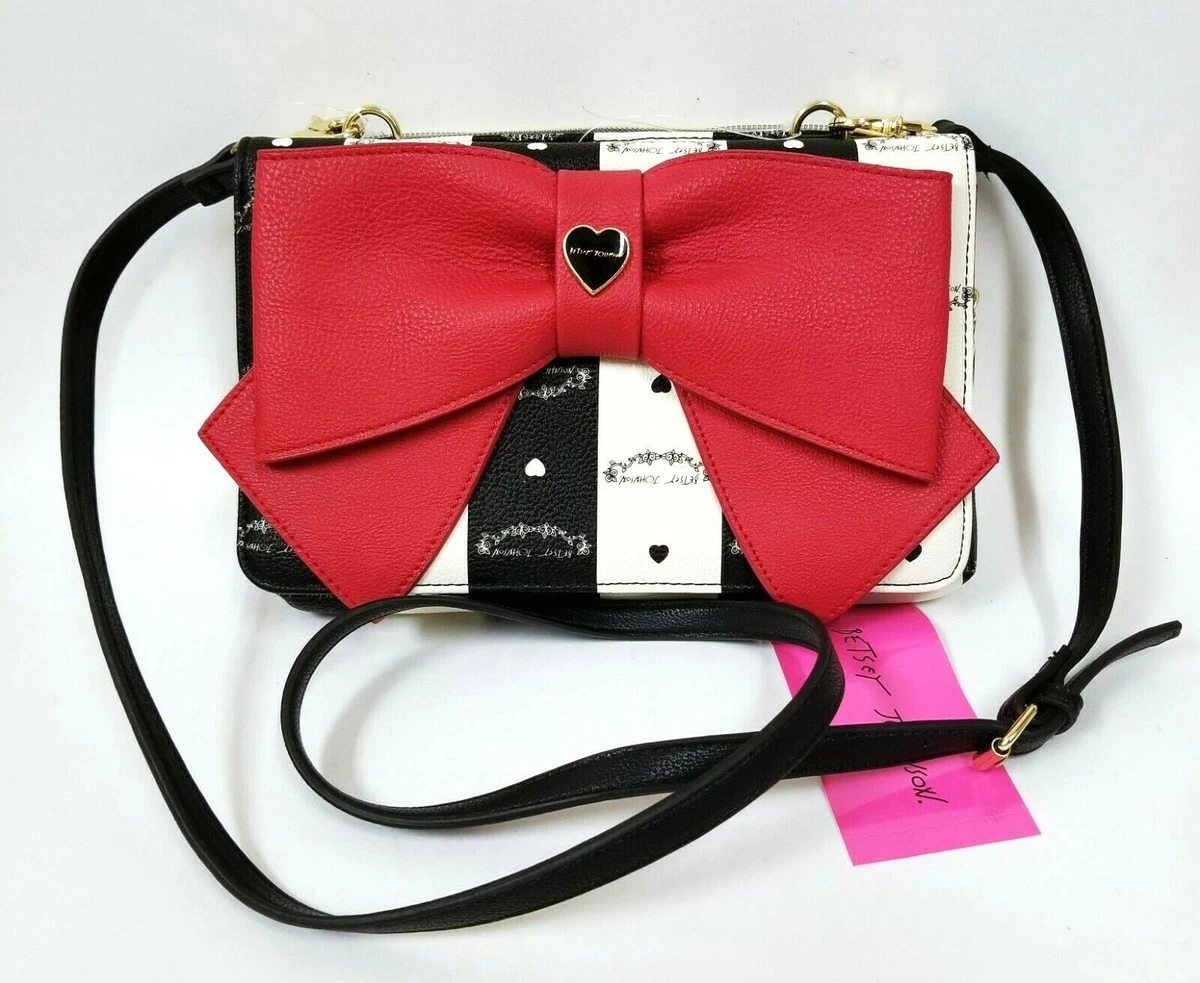 Betsey johnson crossbody shop bag ebay