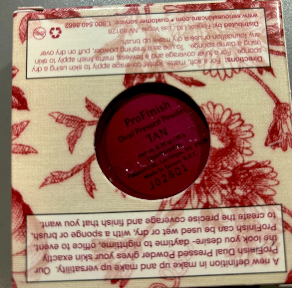 Polvo prensado doble Serious Skincare Pro Mineral ProFinish BRONCEADO NUEVO SELLADO Foto 2 de 4