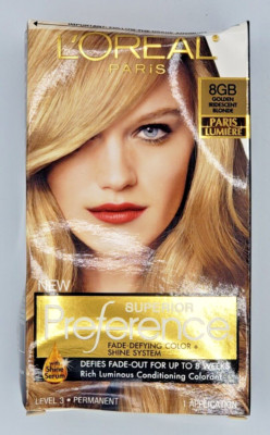 DAMAGE BOX LOréal Paris Superior Preference Fade Defying Color 8GB GOLDEN BLONDE