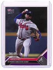 2023 MLB Topps Now Darius Vines Call-Up PURPLE PARALLEL /25 SSP Braves #790 🔥