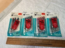 18 Vtg Parker 119-HI Tap Tank Fountain Pen Ink Cartridge Refills 12 Blue 6 Red