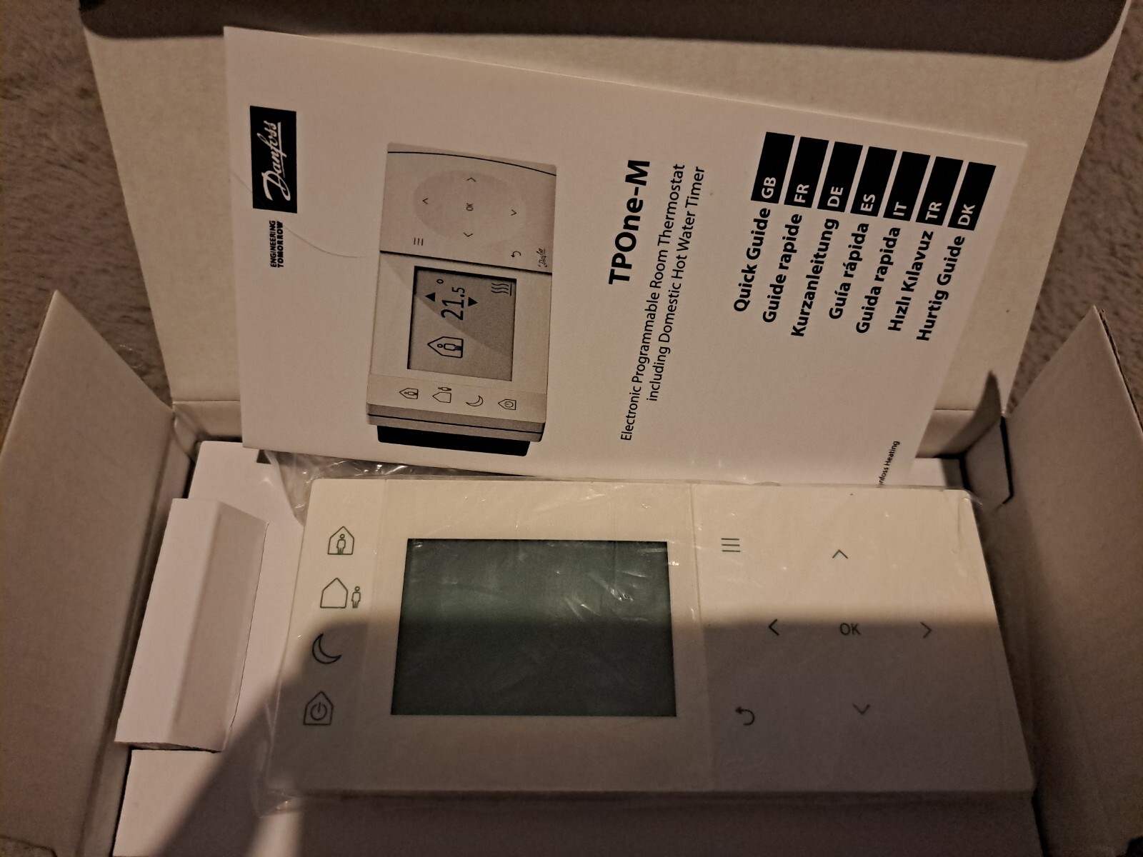 Danfoss TPONE-M 087N7852 Programmable Thermostat Chrono, 230v, DWH  Selectable | eBay