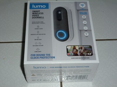 Lumo Smart Wireless Video Doorbell New Sealed