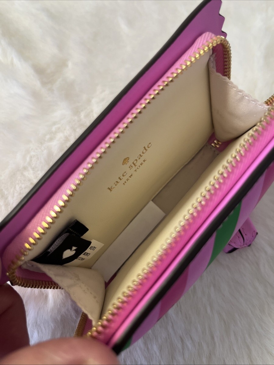 New Kate Spade Bubble Gum 3D Small Card Holder Pink Multi | eBay